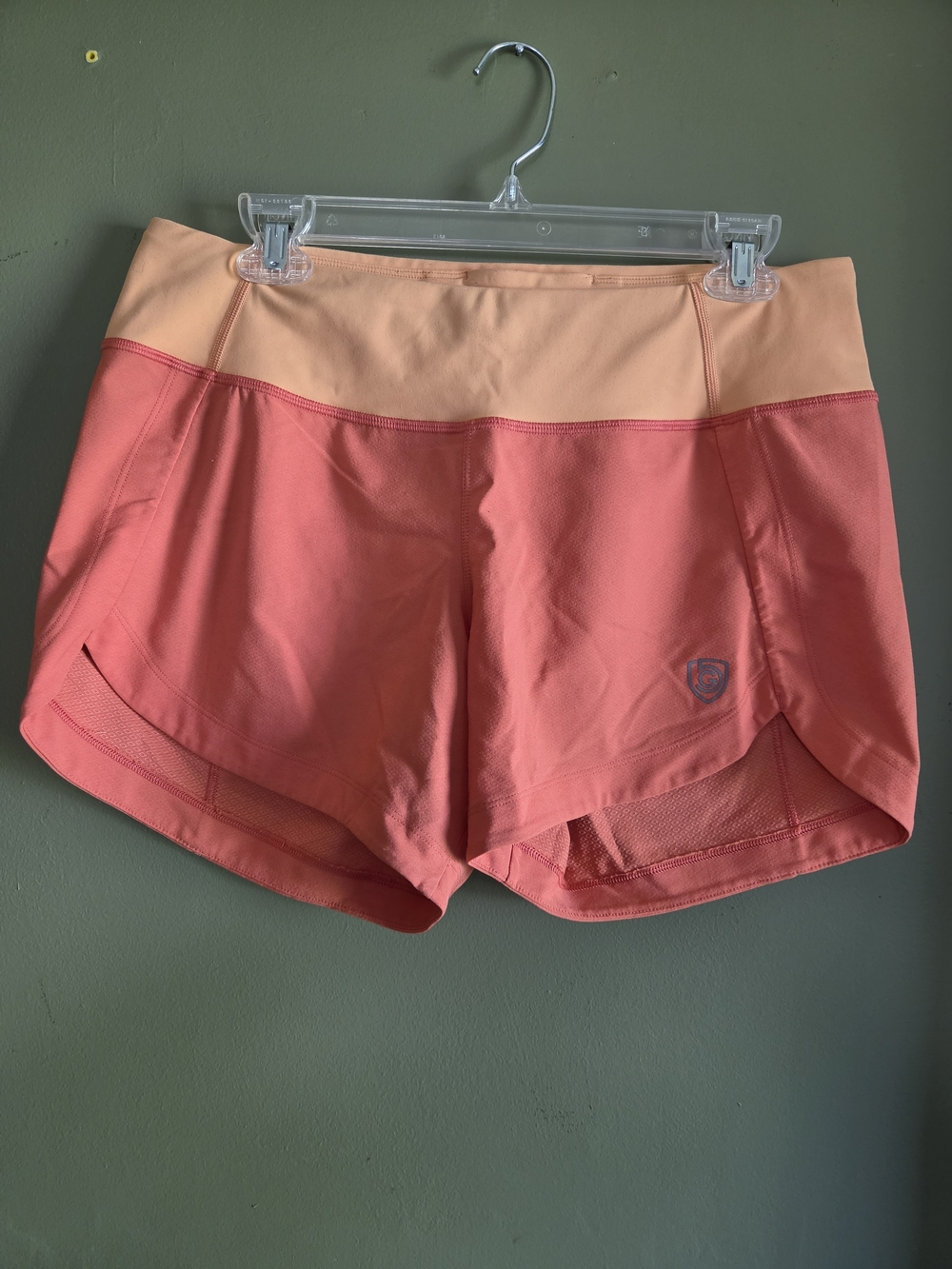 Goal Five Women’s Two-Tone Orange/Peach Performance Active Shorts